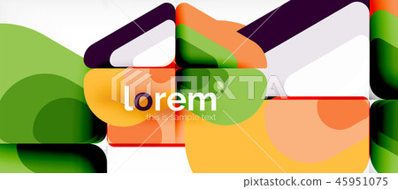 Circle abstract background design 45951075