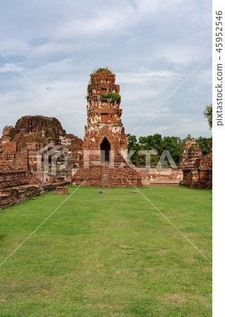 Ayutthaya Remains of Thailand The ruins of Wat Phra Mahathat 45952546