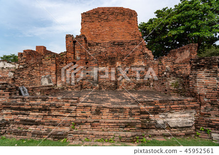 Ayutthaya Remains of Thailand The ruins of Wat Phra Mahathat 45952561