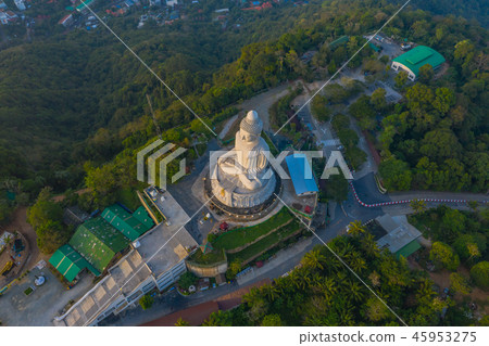 scenery Phuket big Buddha in the morning 45953275
