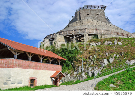 Old fortress in Transylvania Romania 45955879