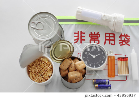 Emergency food and equipment for disasters 45956937