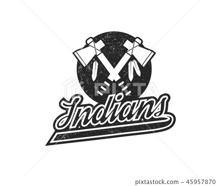 American football logo emblem. USA sports badge in silhouette style. Monochrome logotype design with American football logo emblem. USA sports badge in silhouette style. Monochrome logotype design with 45957870
