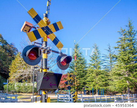 [Shizuoka Prefecture Izu City] Railway crossing of the theme park [Shuzenji Niji no Sato · Romney Railway] 45958364