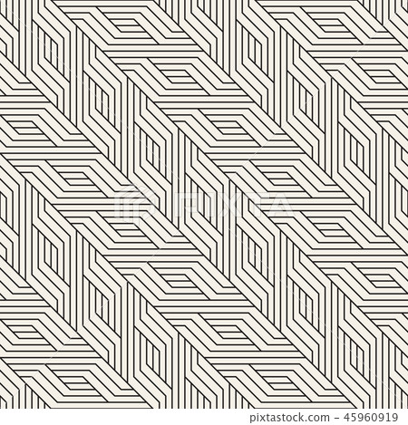 Vector seamless pattern. Modern stylish abstract texture. Repeating geometric tiles
 45960919