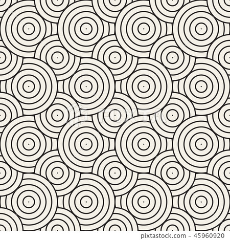 Vector seamless pattern. Modern stylish abstract texture. Repeating geometric tiles
 45960920