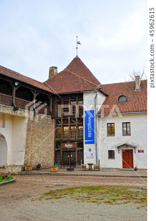 restaurant in the courtyard of the fortress Narva 45962615