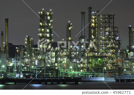 橫濱磯子灣[神奈川縣]工廠夜景 45962771