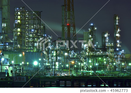 橫濱磯子灣[神奈川縣]工廠夜景 45962773