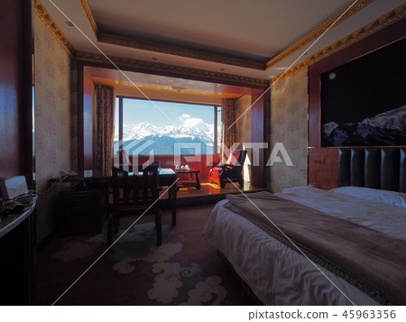 View from the Yunnan Fortune Temple China Yunnan Province Scenic Hotel Umeosato / Meili Snow Mountain 45963356