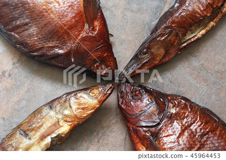 Smoked Fish Closeup 45964453