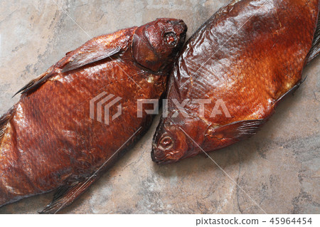 Smoked Fish Closeup 45964454