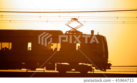 Nankai 1000 series that runs the sunset 45964713