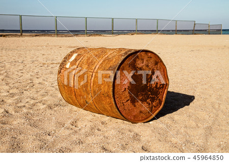 Empty Oil Barrel Stock Photo 45964850 Pixta