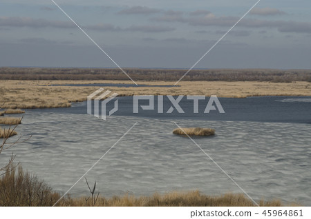 Beautiful landscape in northern Bulgaria, Silistra 45964861