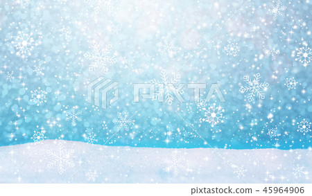 Snowfall landscape background Snowfall landscape background 45964906