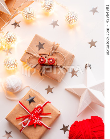 Christmas and New Year wrapped DIY presents Christmas and New Year wrapped DIY presents 45964991
