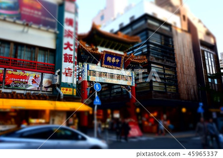Miniature diorama-style photo Yokohama Chinatown Zen Neighbors 45965337