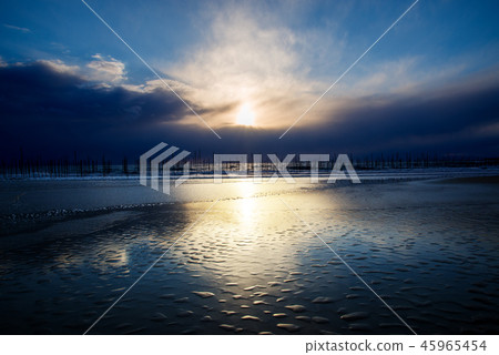 Spring Sunset Chita Peninsula Uchiumi Beach 45965454