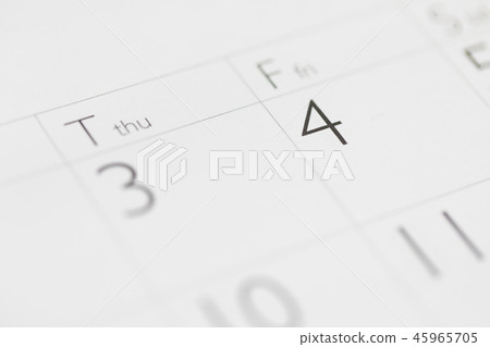 日曆 45965705