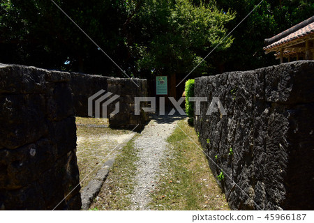 Scenery of native Okinawan village Scenery of native Okinawan village 45966187
