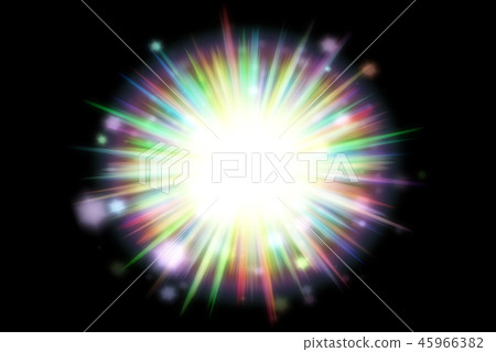 鮮豔細緻的爆炸閃光特寫材質紋理背景，俯視圖（無縫接圖，高分辨率 3D CG 渲染∕著色插圖） 45966382