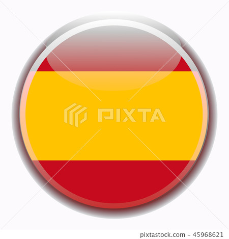 Bright background with flag of Spain. Happy Spain day background. Bright illustration with flag. 45968621