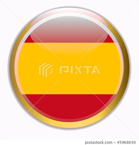 Bright background with flag of Spain. Happy Spain day background. Bright illustration with flag. 45968630