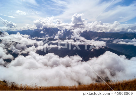 autumn mountain landscape of the Caucasus autumn mountain landscape of the Caucasus 45968869