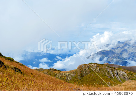 autumn mountain landscape of the Caucasus autumn mountain landscape of the Caucasus 45968870