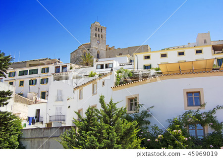 Ibiza old town, called Dalt Vila 45969019