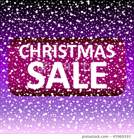 Christmas sale background. 45969393