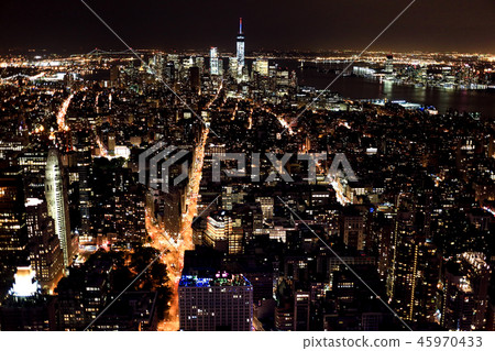 紐約夜景 紐約夜景 45970433