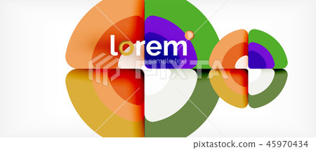Circles and triangles design abstract background Circles and triangles design abstract background 45970434