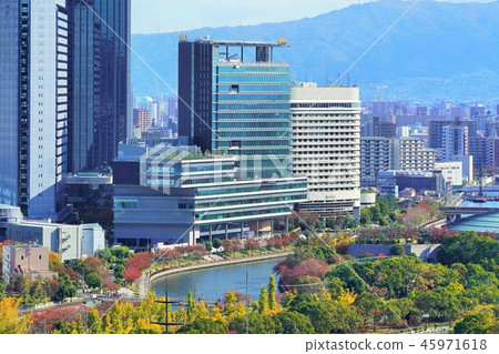 View of Osaka Business Park from Tenmabashi View of Osaka Business Park from Tenmabashi 45971618