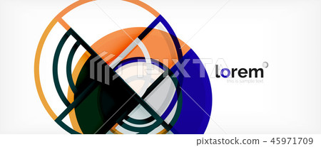 Modern geometric abstract background 45971709