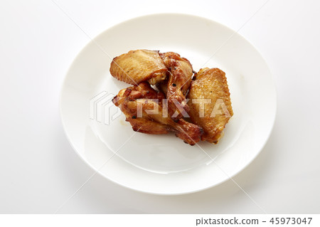 Pizza and fried chickens And spaghetti Pizza and fried chickens And spaghetti 45973047