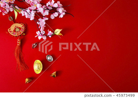 chinese new year 2019 background 45973499
