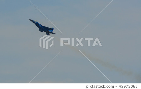 Fighter aircraft flying for display 45975063