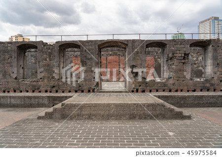 Landscape of Santiago Fortress in Manila, Philippines 45975584