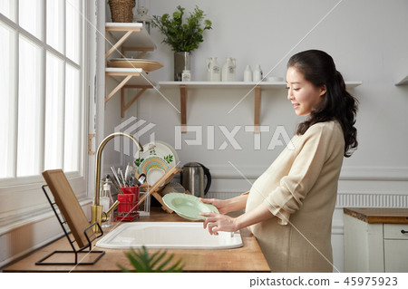 A day of pregnant women A day of pregnant women 45975923