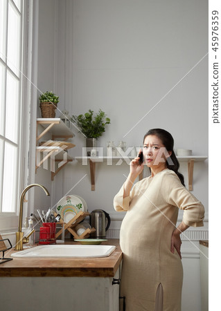 A day of pregnant women A day of pregnant women 45976359