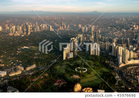 Manila, Philippines Cityscape Aerial View 45976698