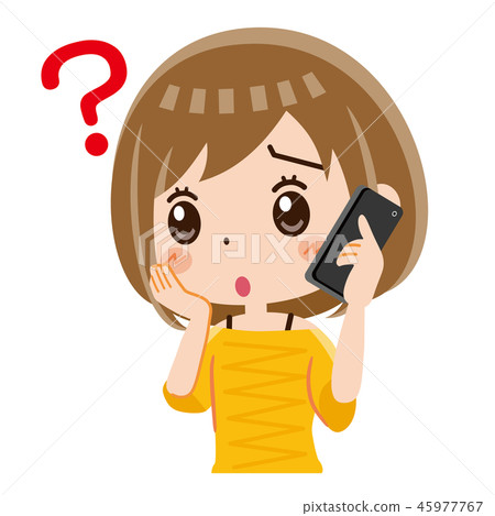 Telephone woman question 45977767