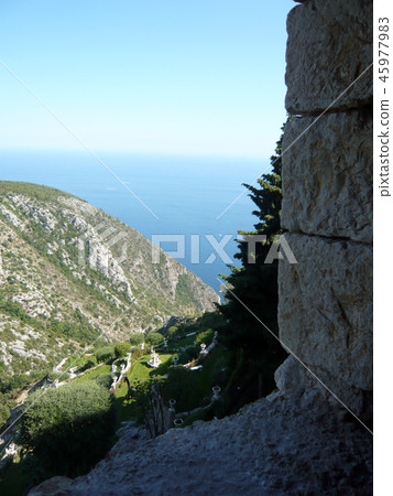 Italian Garden Cascade Eze Village South France Provence World Heritage Ashinosu 45977983