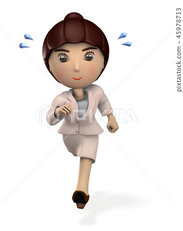 A lively young newcomer woman running into here A lively young newcomer woman running into here 45978713