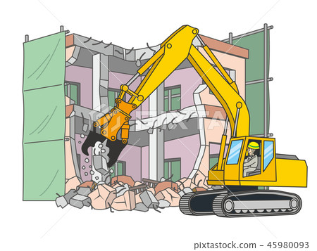 Demolition work Demolition work 45980093