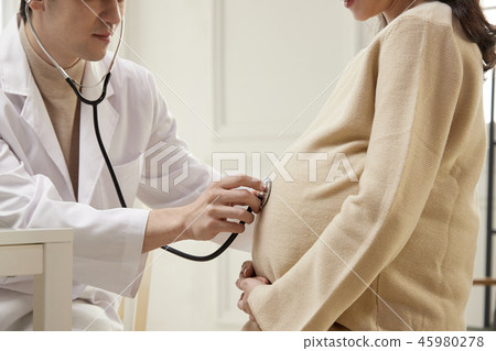 A day of pregnant women A day of pregnant women 45980278