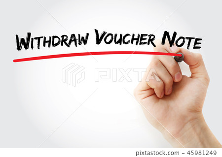 WVN - Withdraw Voucher Note acronym WVN - Withdraw Voucher Note acronym 45981249