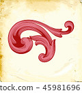 Vector baroque of vintage elements for design.  45981696